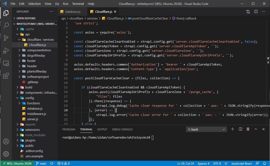 Developing with Strapi on Windows and WSL2